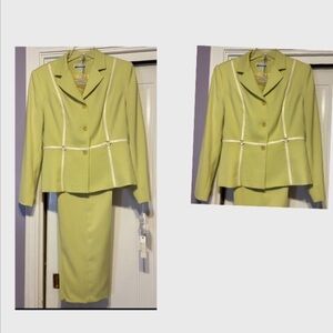 SUNNY NAMES STUDIO Ladies Light Pastel Green Pantsuit 8 NET